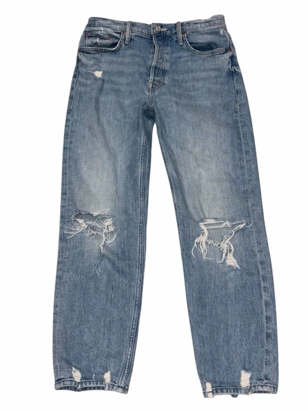 Mother Superior The Tomcat Distressed Ankle Jean in Confession Wash size 28